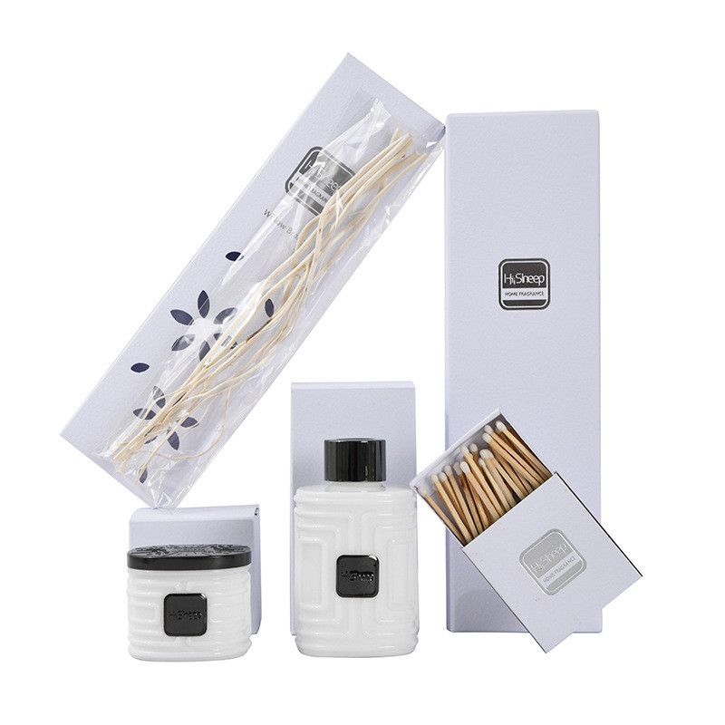Consigli di fine regalo Vintage profumo vegetale naturale scatola regalo pura pianta di soia cera profumo set