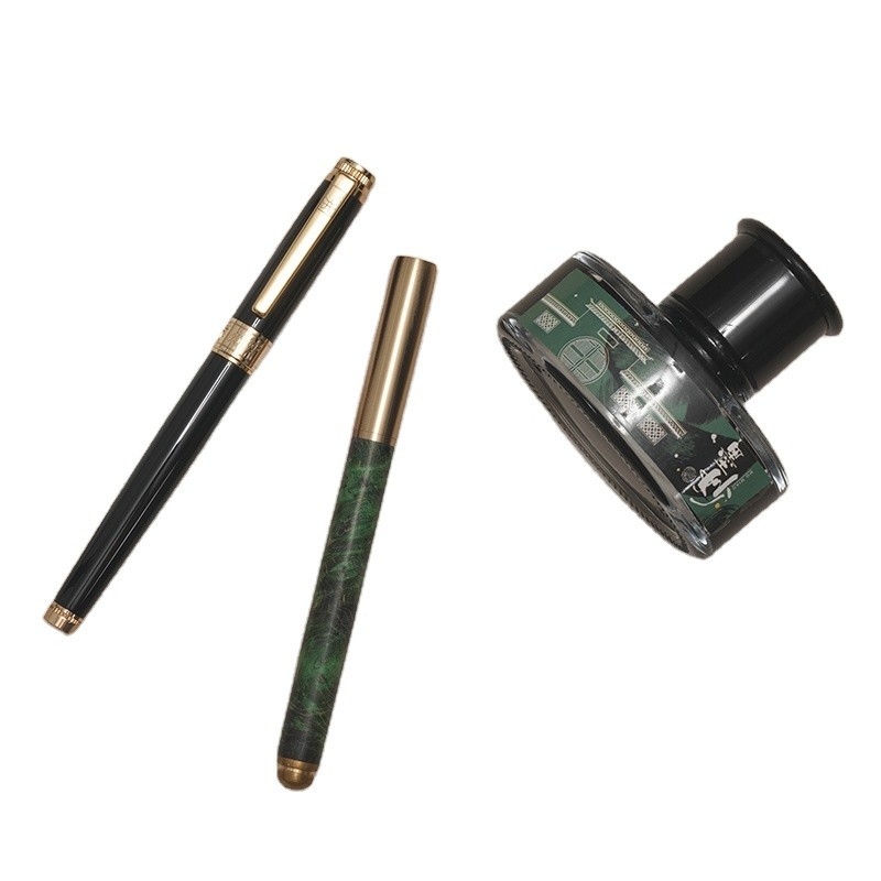 1-Color Graphics Printing Momiao President's Pen Hero Pen Water Brush 2-in-1 Box regalo