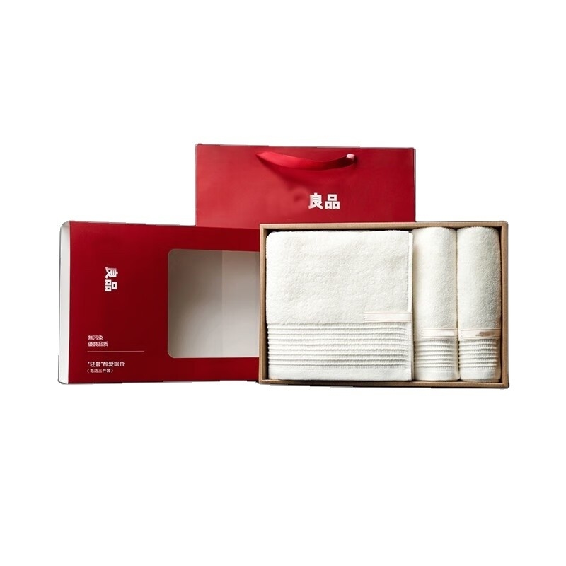 Logo del Cliente Leggero Luxury Ubriaco Amore Lana Towel Set da bagno con 2 colori di stampa
