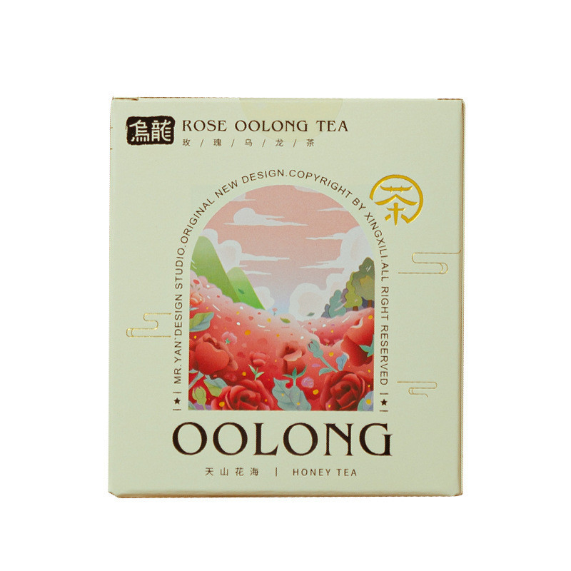 Scatola confezionata di tè Oolong 3g * 3 imballaggi indipendenti per il giorno del folle di aprile regalo a mano incluso