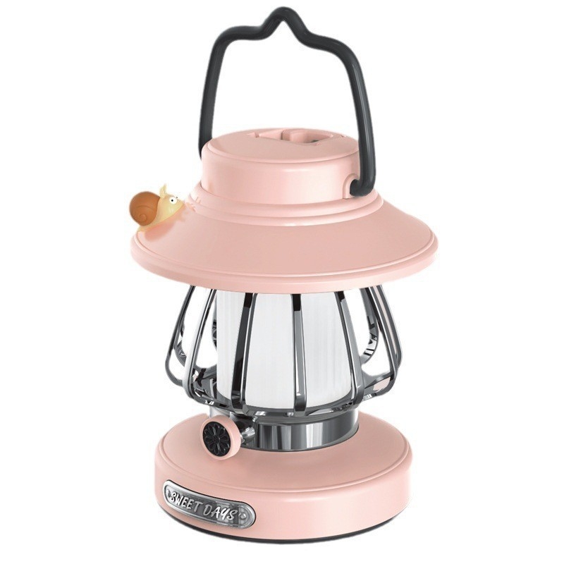 Logo del cliente Retro LED Campeggio Luce notturna Outdoor Portable Table Light e Pendant Light Activity Gift
