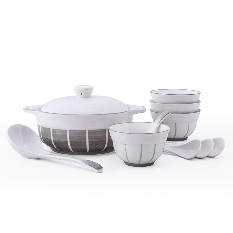 PHMI Perfetto 4,5 pollici Sopa in ceramica Bowl Set 1 stampa a colori per grafica regalo annuale